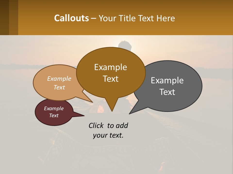 A Person Rowing A Boat On A Body Of Water PowerPoint Template