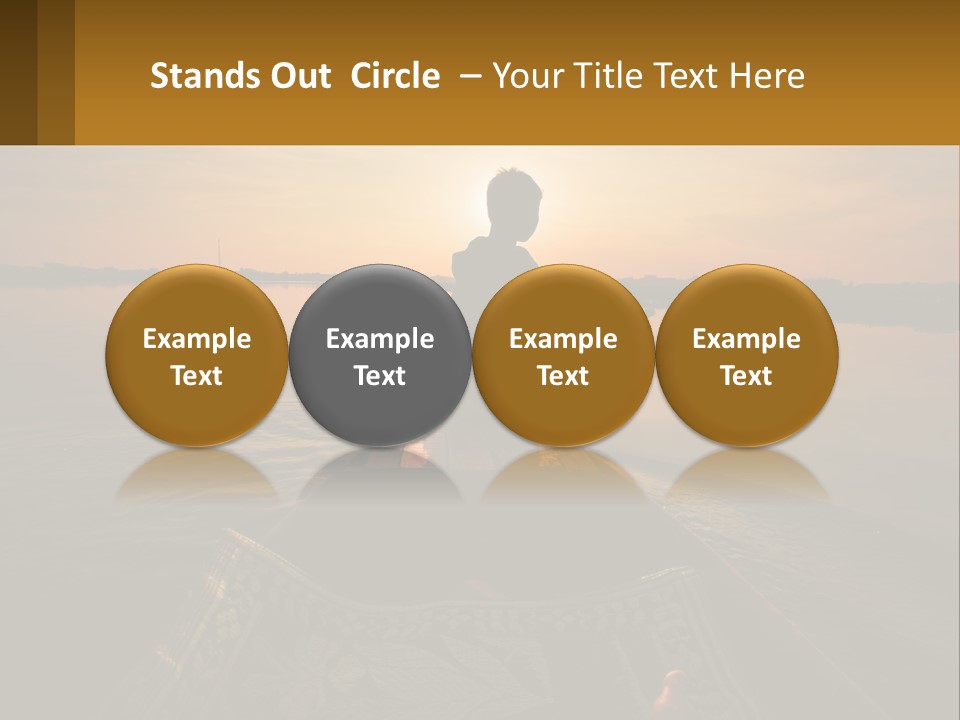 A Person Rowing A Boat On A Body Of Water PowerPoint Template