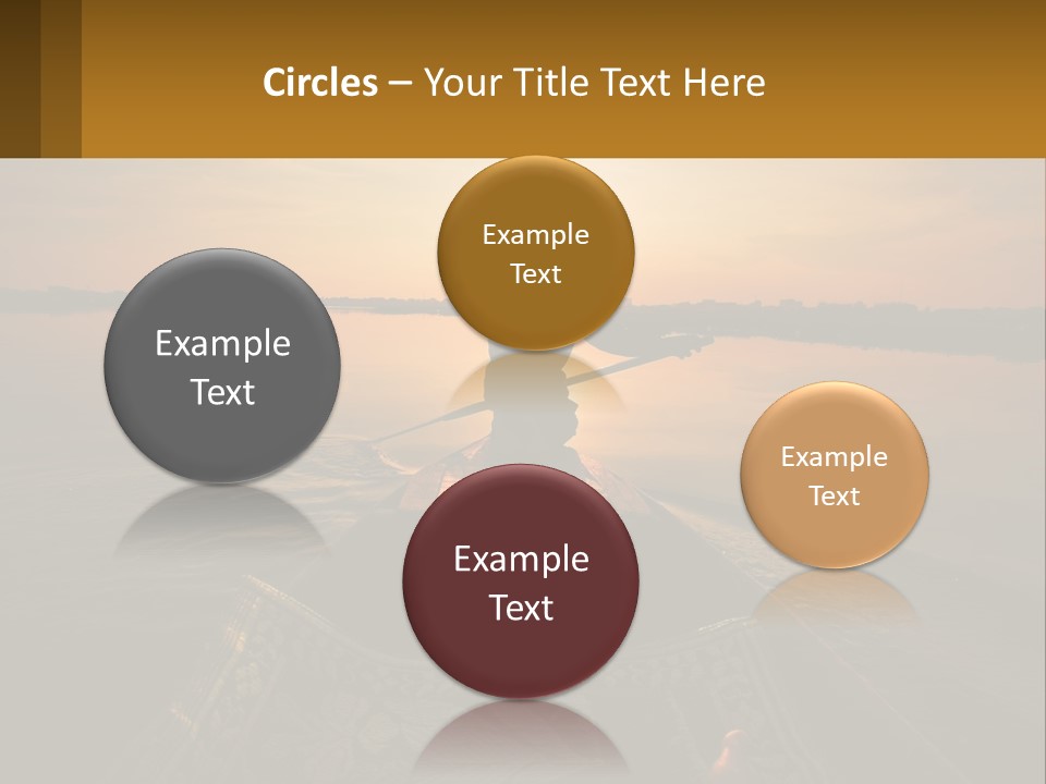 A Person Rowing A Boat On A Body Of Water PowerPoint Template