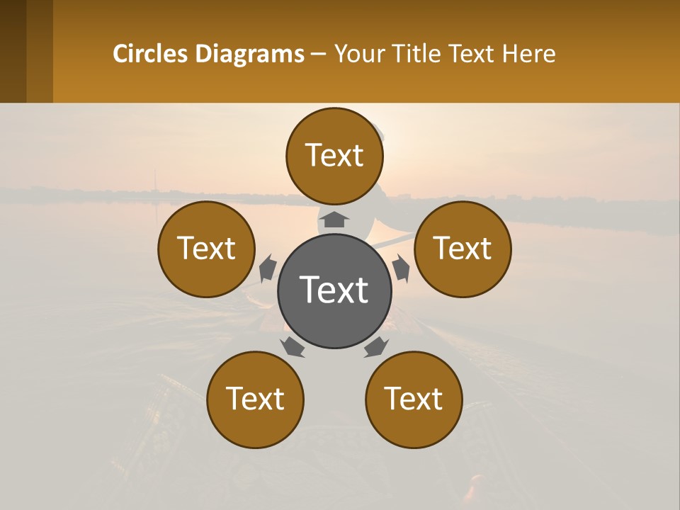 A Person Rowing A Boat On A Body Of Water PowerPoint Template