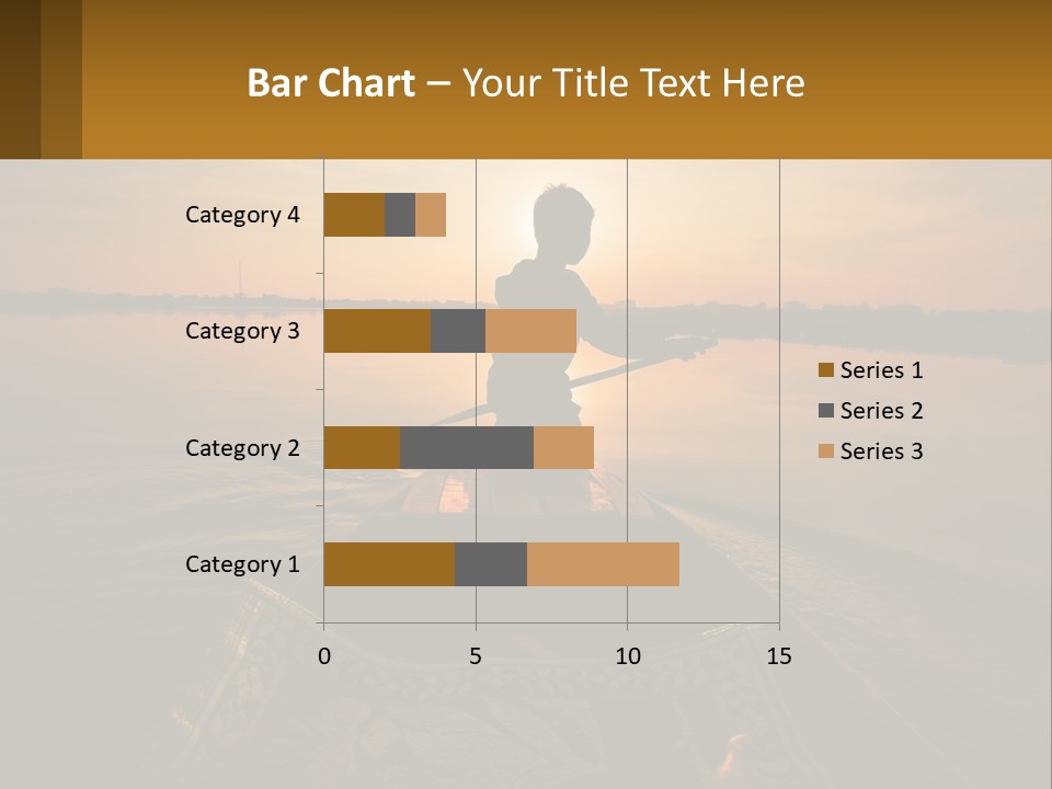 A Person Rowing A Boat On A Body Of Water PowerPoint Template