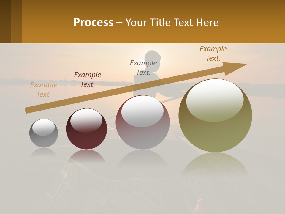 A Person Rowing A Boat On A Body Of Water PowerPoint Template