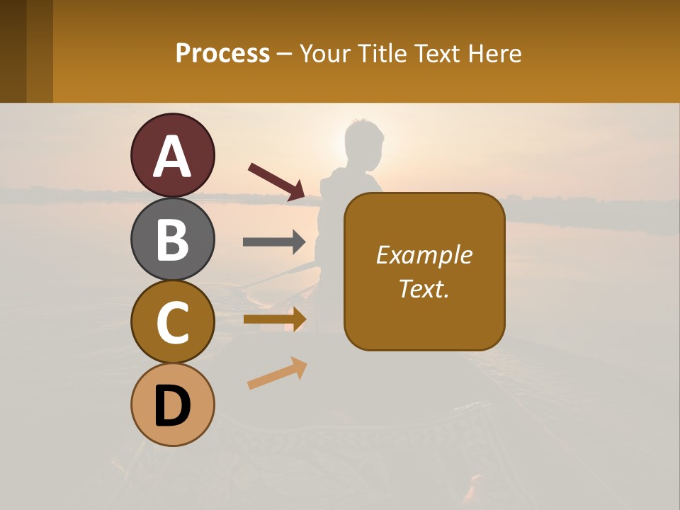 A Person Rowing A Boat On A Body Of Water PowerPoint Template