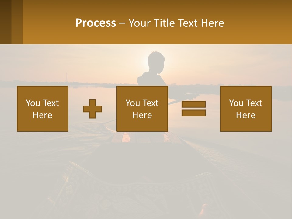 A Person Rowing A Boat On A Body Of Water PowerPoint Template