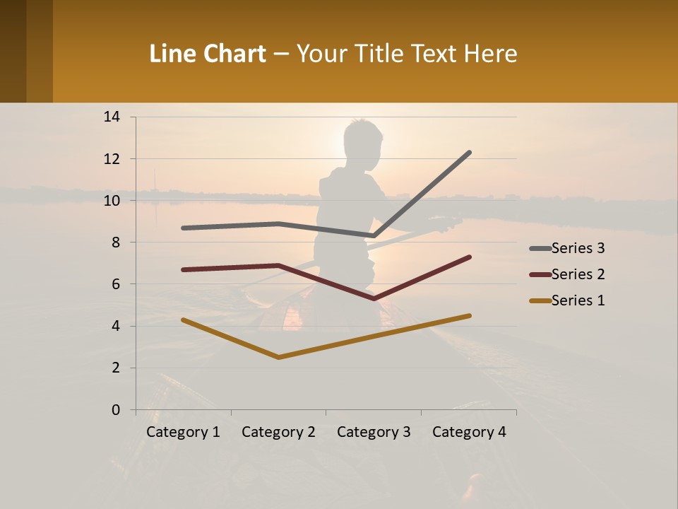 A Person Rowing A Boat On A Body Of Water PowerPoint Template
