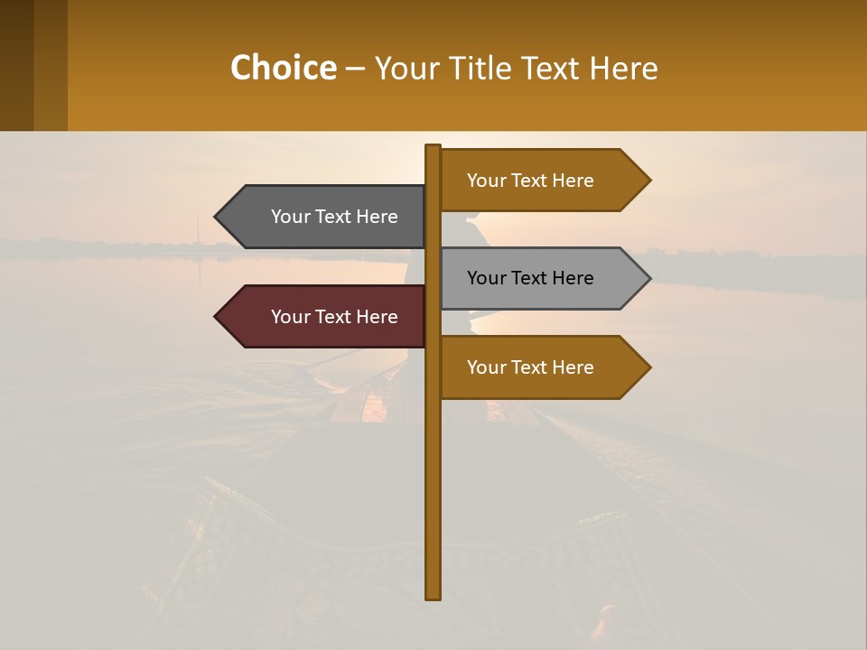 A Person Rowing A Boat On A Body Of Water PowerPoint Template