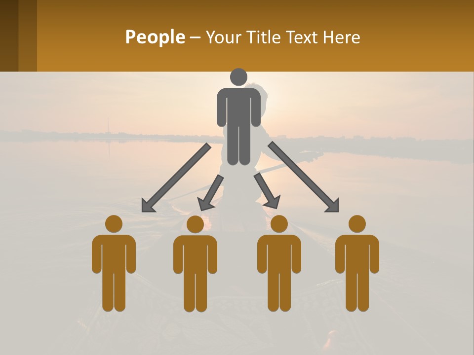 A Person Rowing A Boat On A Body Of Water PowerPoint Template