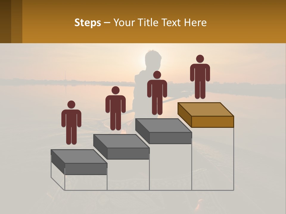 A Person Rowing A Boat On A Body Of Water PowerPoint Template