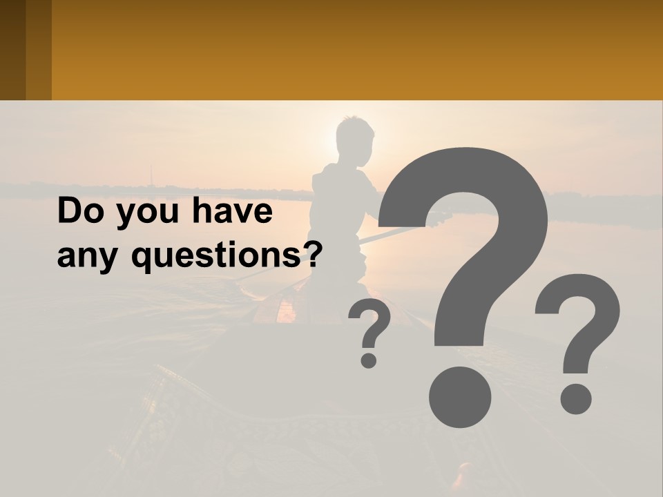 A Person Rowing A Boat On A Body Of Water PowerPoint Template