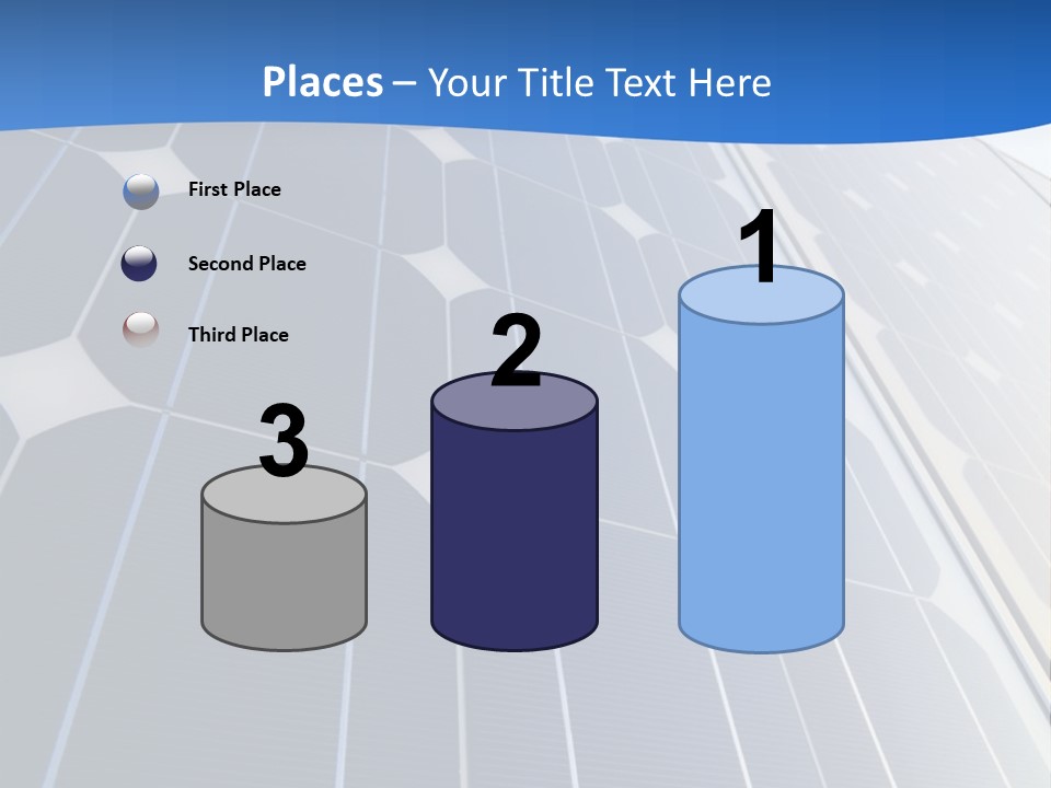 A Building With A Lot Of Solar Panels On It PowerPoint Template