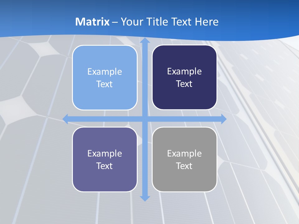 A Building With A Lot Of Solar Panels On It PowerPoint Template