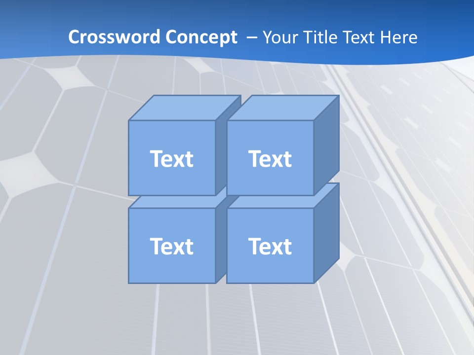 A Building With A Lot Of Solar Panels On It PowerPoint Template