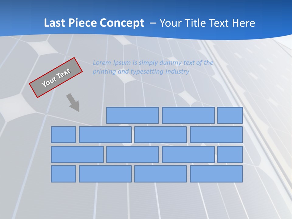 A Building With A Lot Of Solar Panels On It PowerPoint Template