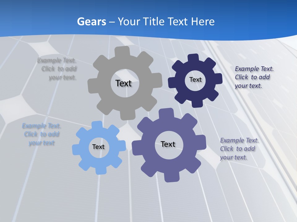 A Building With A Lot Of Solar Panels On It PowerPoint Template