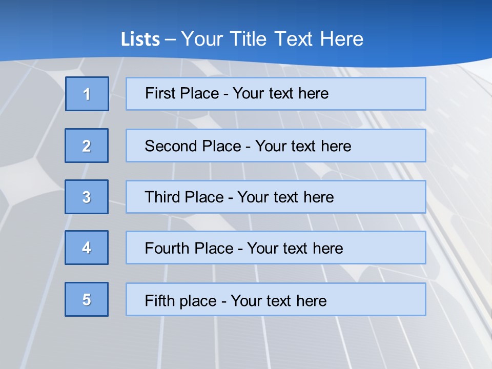 A Building With A Lot Of Solar Panels On It PowerPoint Template