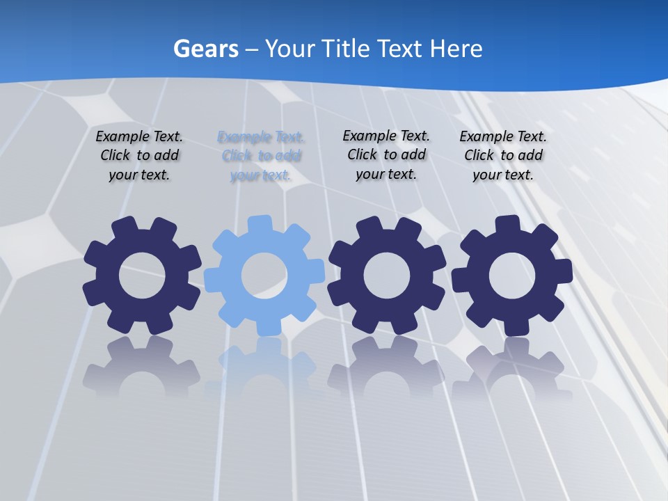 A Building With A Lot Of Solar Panels On It PowerPoint Template