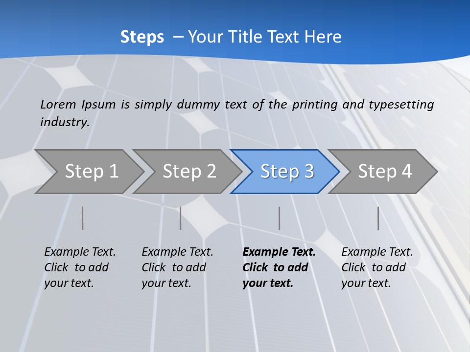 A Building With A Lot Of Solar Panels On It PowerPoint Template