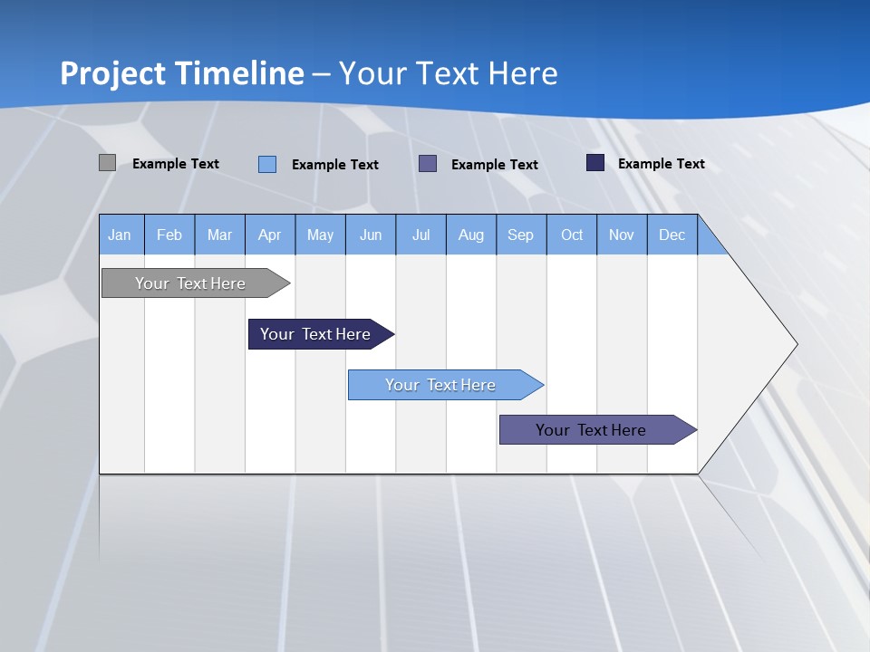 A Building With A Lot Of Solar Panels On It PowerPoint Template