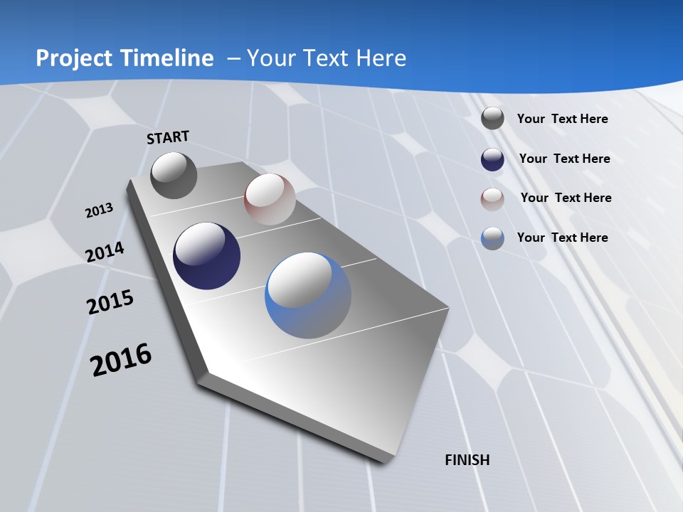 A Building With A Lot Of Solar Panels On It PowerPoint Template