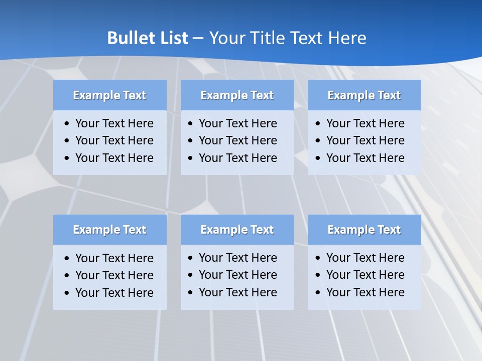 A Building With A Lot Of Solar Panels On It PowerPoint Template