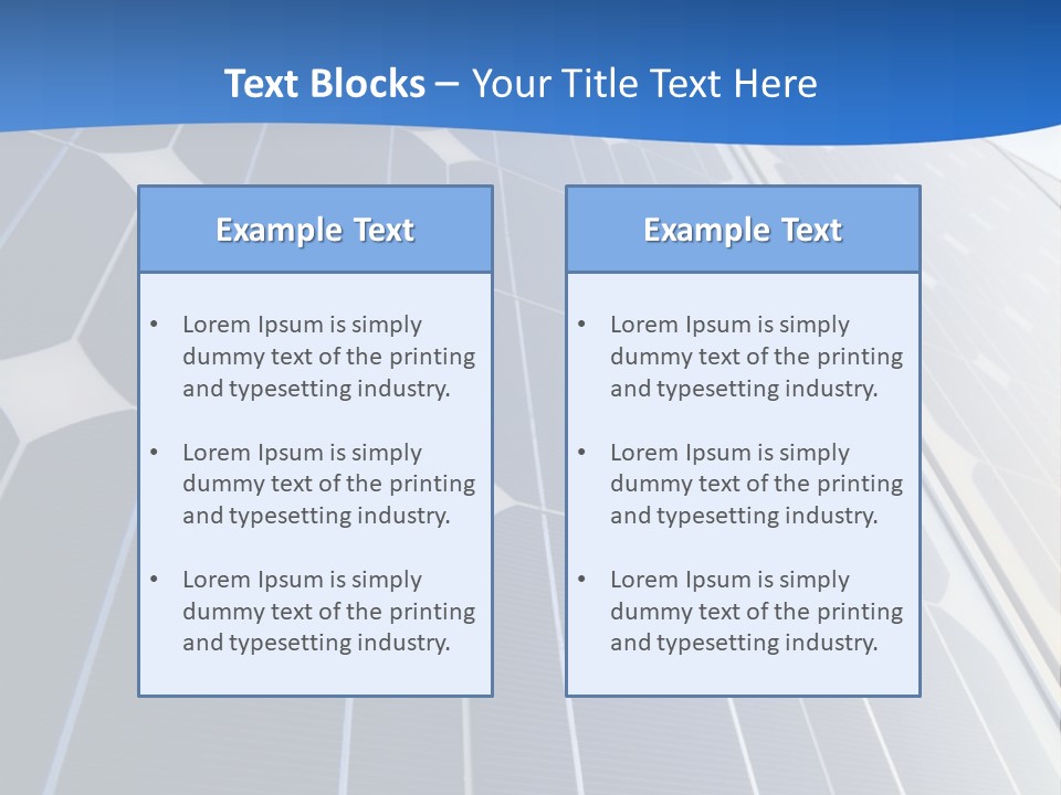 A Building With A Lot Of Solar Panels On It PowerPoint Template