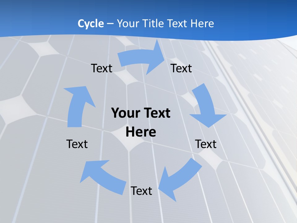 A Building With A Lot Of Solar Panels On It PowerPoint Template