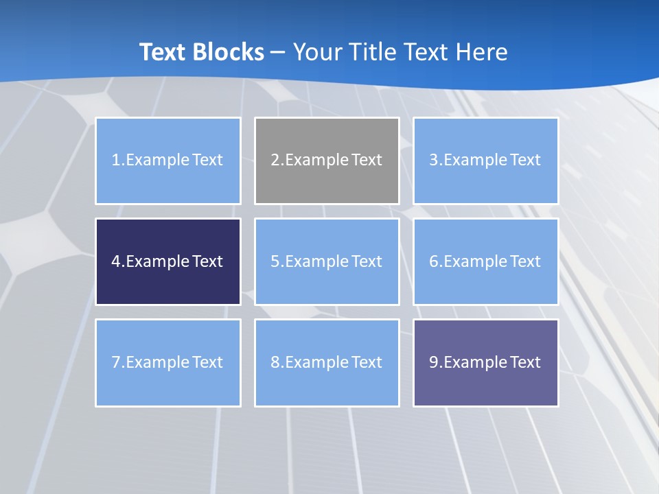 A Building With A Lot Of Solar Panels On It PowerPoint Template
