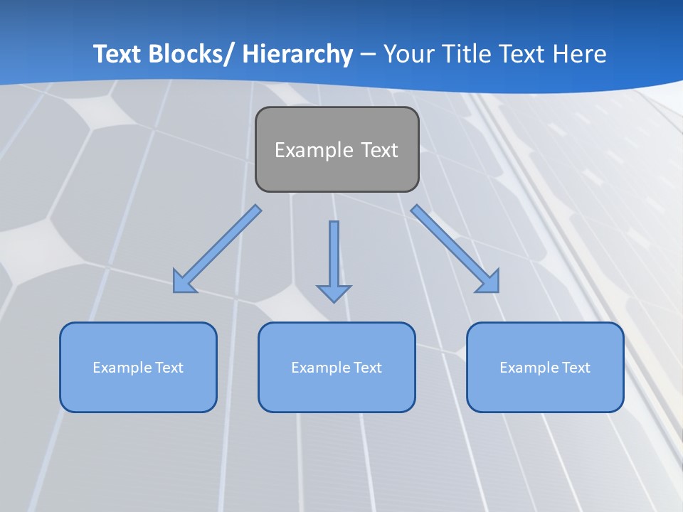 A Building With A Lot Of Solar Panels On It PowerPoint Template