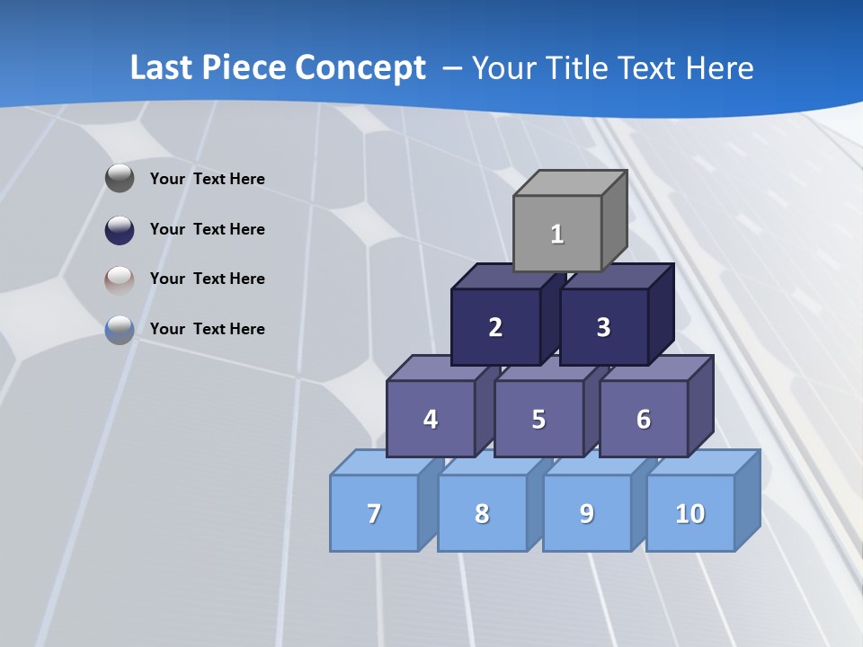 A Building With A Lot Of Solar Panels On It PowerPoint Template