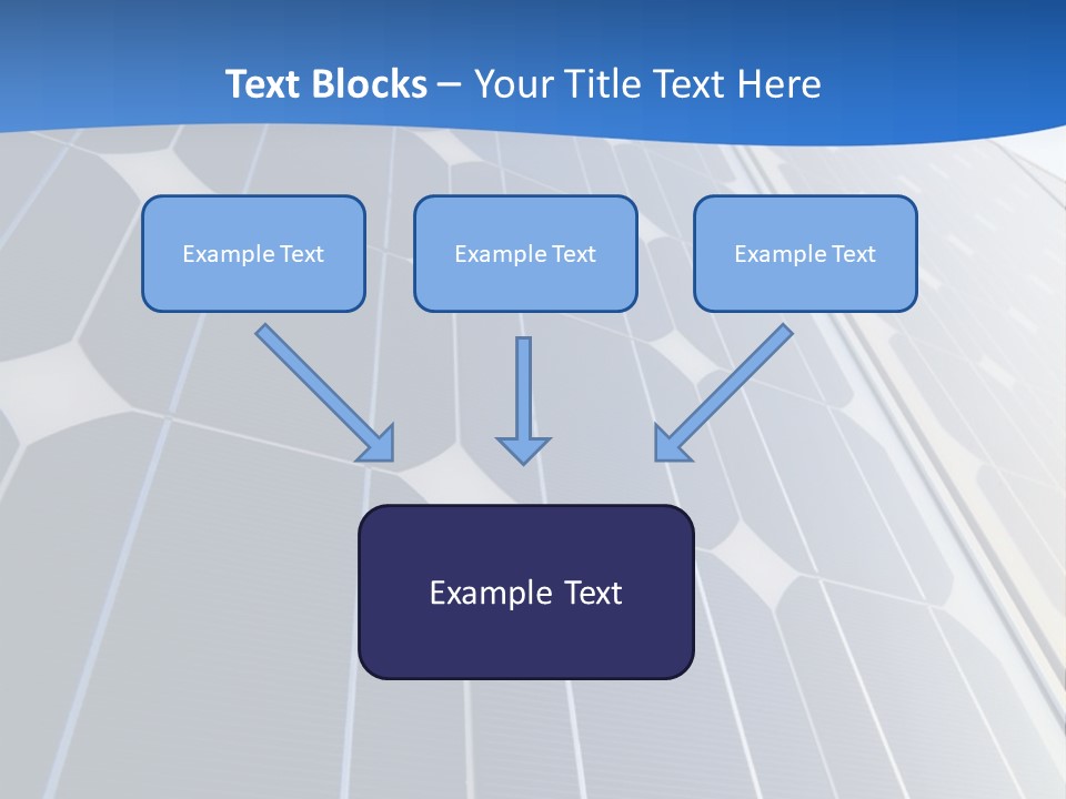 A Building With A Lot Of Solar Panels On It PowerPoint Template