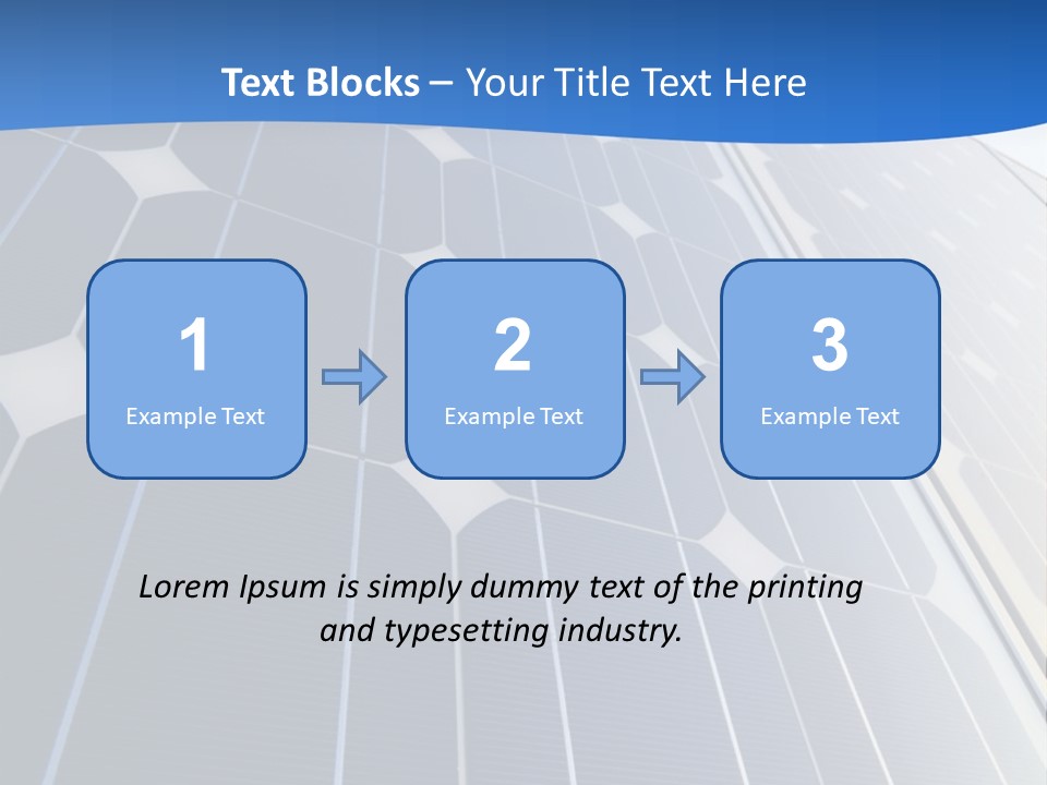 A Building With A Lot Of Solar Panels On It PowerPoint Template