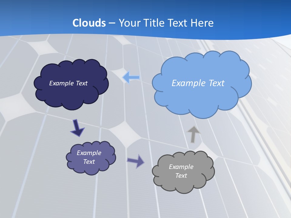 A Building With A Lot Of Solar Panels On It PowerPoint Template