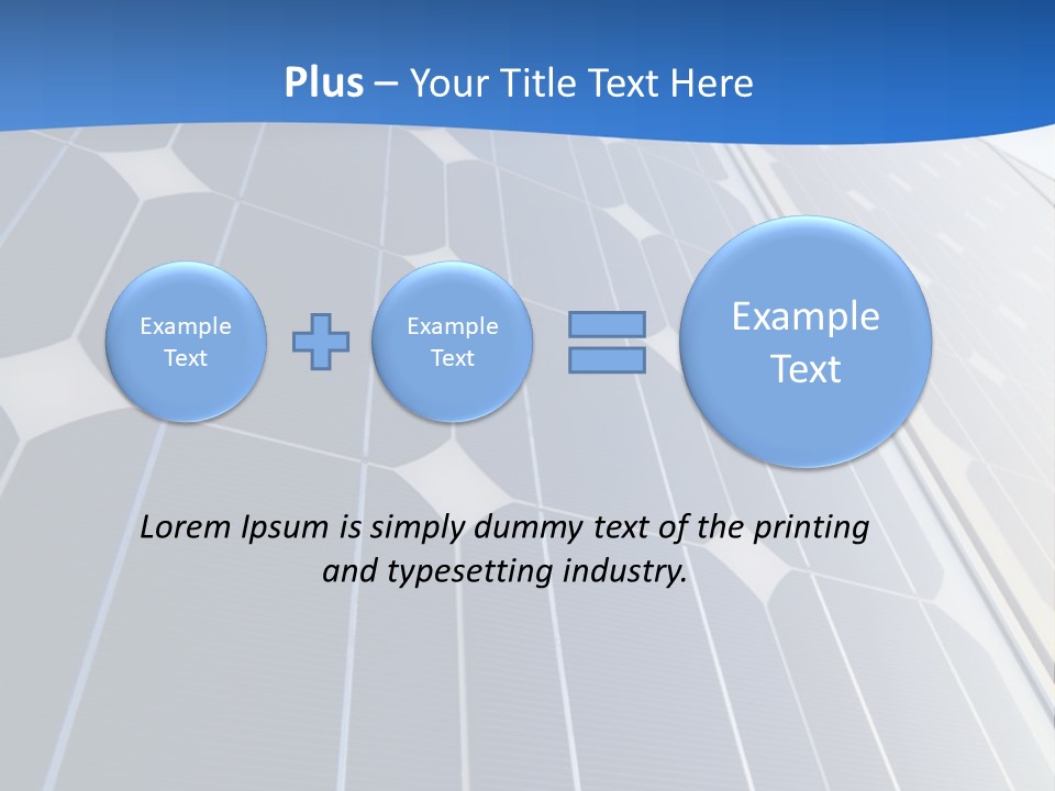 A Building With A Lot Of Solar Panels On It PowerPoint Template