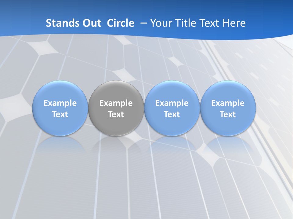 A Building With A Lot Of Solar Panels On It PowerPoint Template