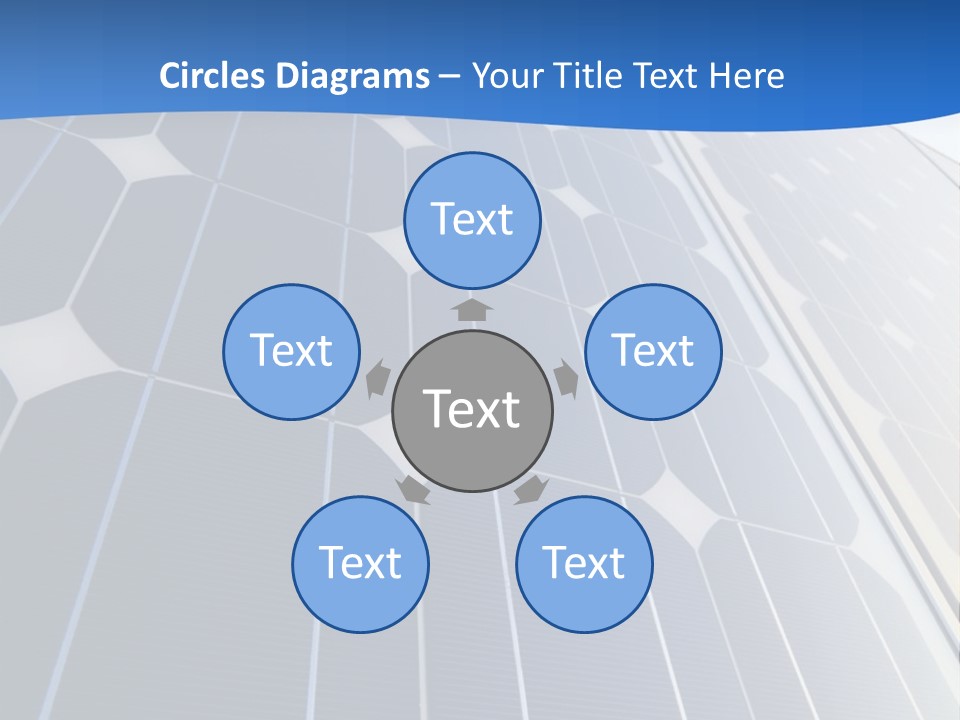 A Building With A Lot Of Solar Panels On It PowerPoint Template