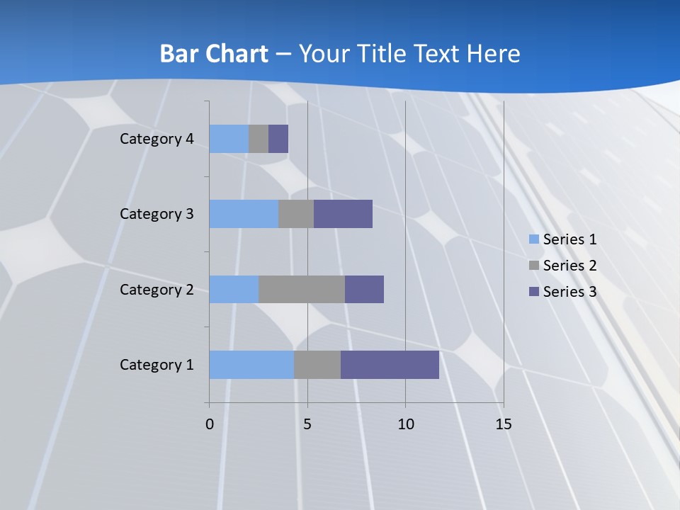 A Building With A Lot Of Solar Panels On It PowerPoint Template