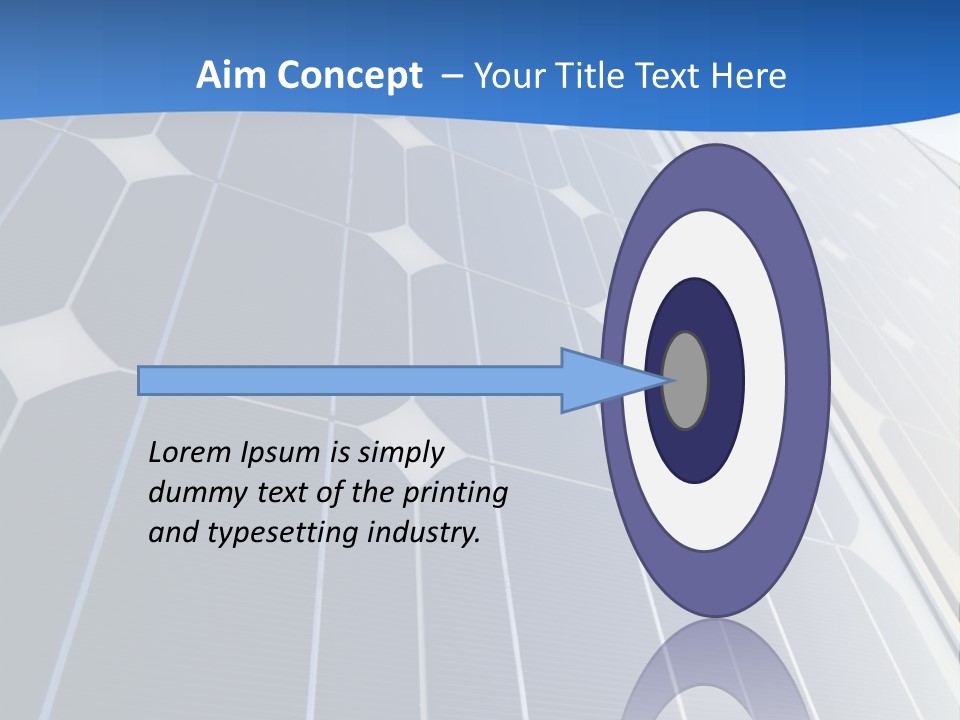 A Building With A Lot Of Solar Panels On It PowerPoint Template