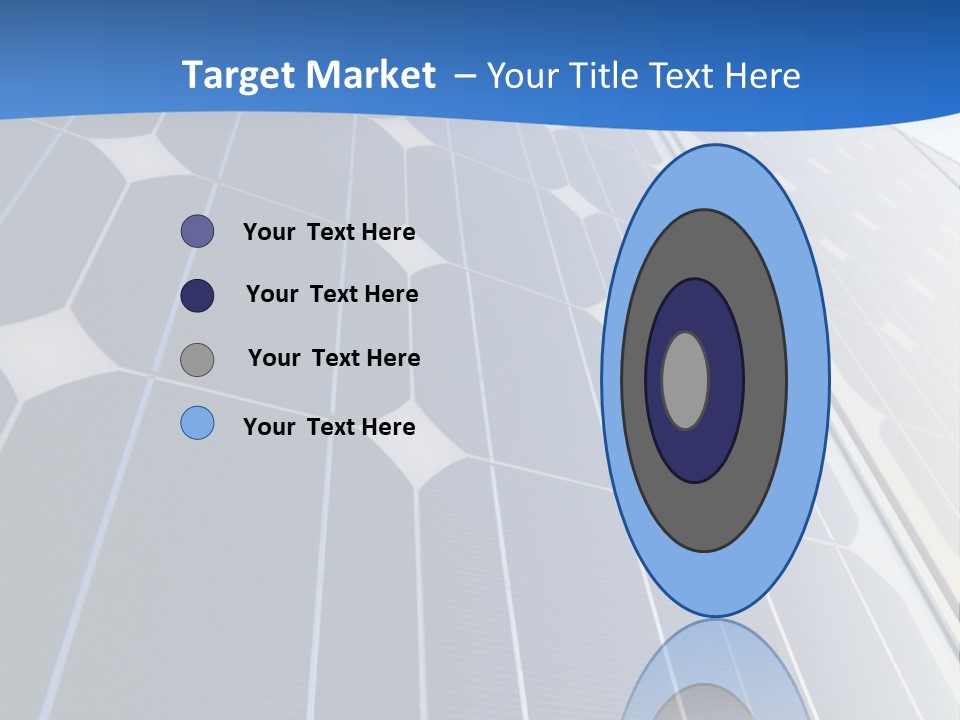 A Building With A Lot Of Solar Panels On It PowerPoint Template