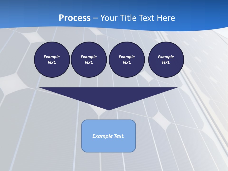 A Building With A Lot Of Solar Panels On It PowerPoint Template