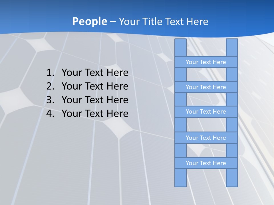 A Building With A Lot Of Solar Panels On It PowerPoint Template