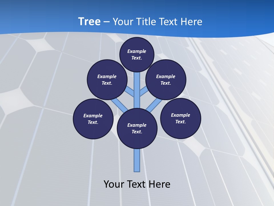 A Building With A Lot Of Solar Panels On It PowerPoint Template