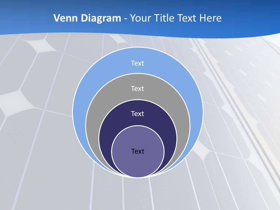 A Building With A Lot Of Solar Panels On It PowerPoint Template