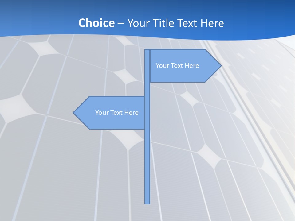A Building With A Lot Of Solar Panels On It PowerPoint Template