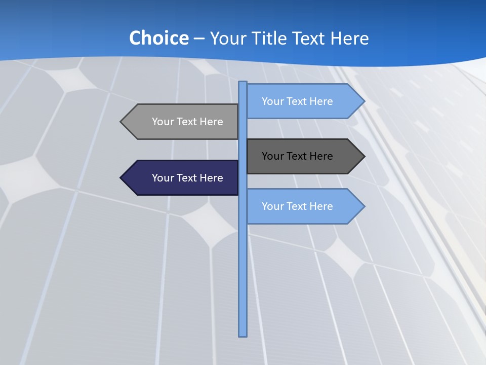 A Building With A Lot Of Solar Panels On It PowerPoint Template