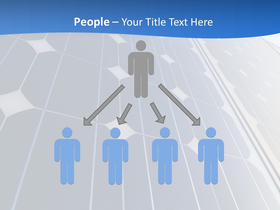 A Building With A Lot Of Solar Panels On It PowerPoint Template