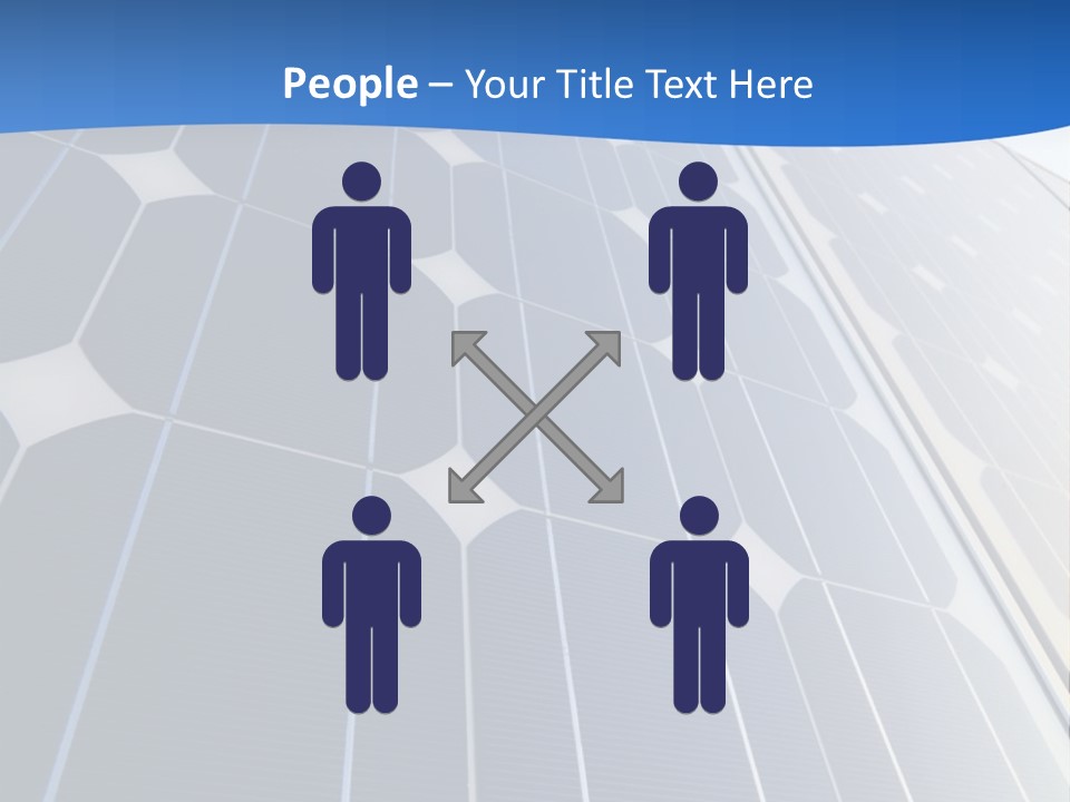 A Building With A Lot Of Solar Panels On It PowerPoint Template