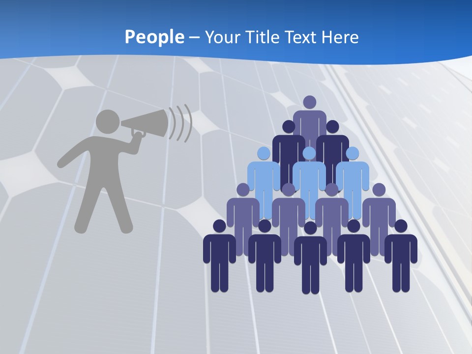 A Building With A Lot Of Solar Panels On It PowerPoint Template