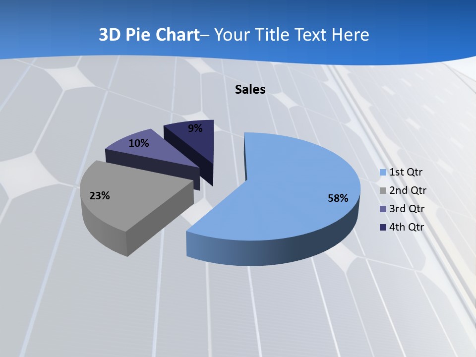 A Building With A Lot Of Solar Panels On It PowerPoint Template