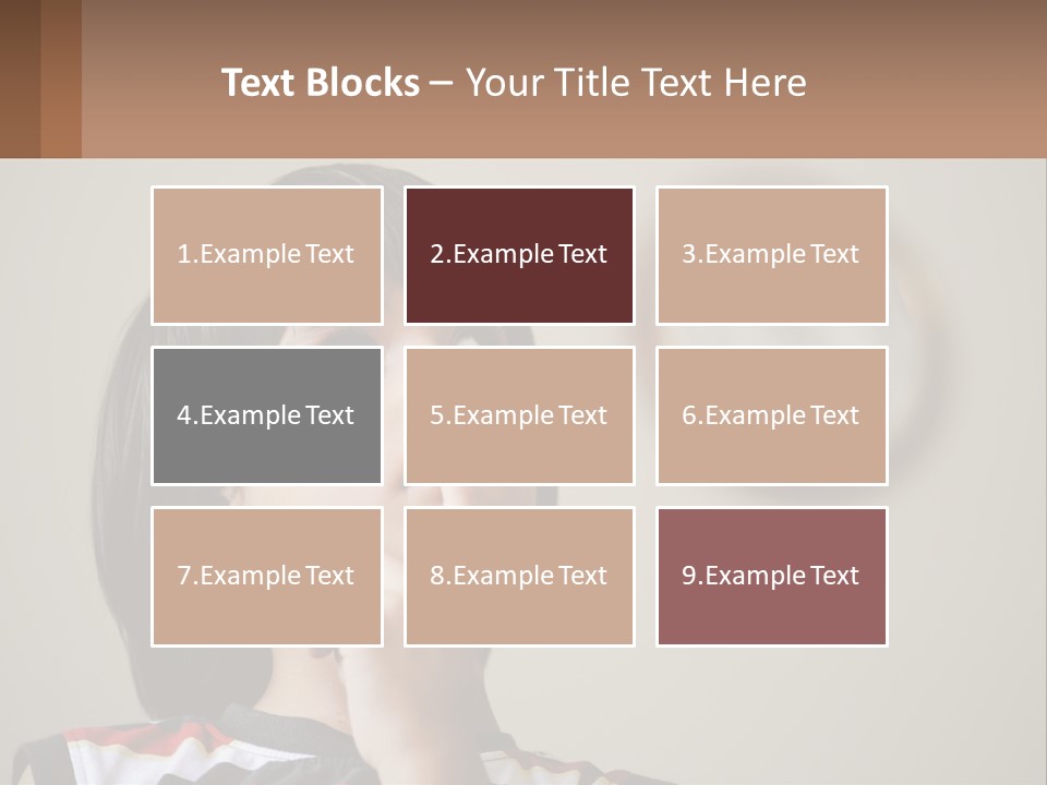 A Young Boy Looking Up At A Clock PowerPoint Template