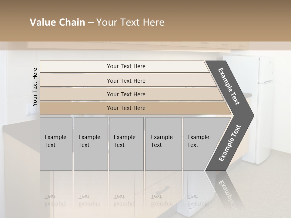 A Kitchen With A Microwave, Toaster, Toaster And Coffee Maker PowerPoint Template